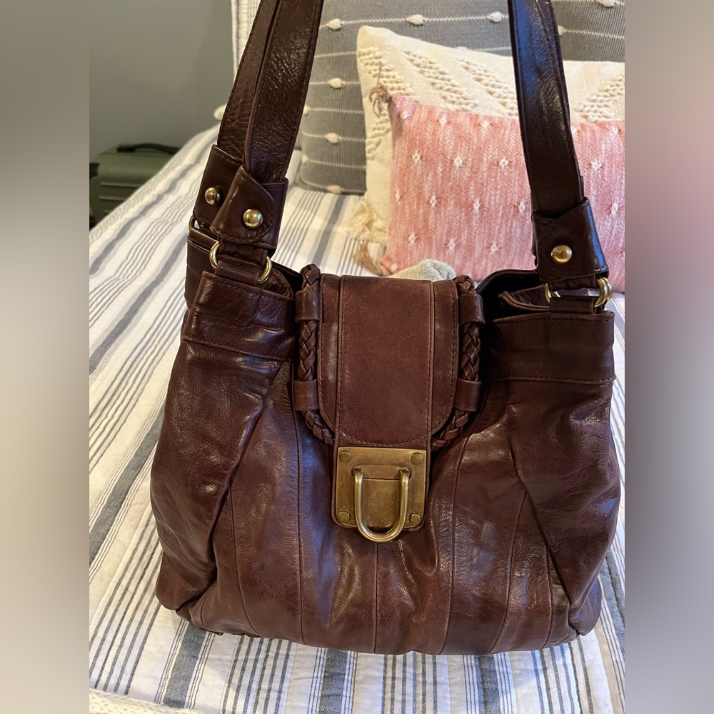 Jocasi London brown leather handbag